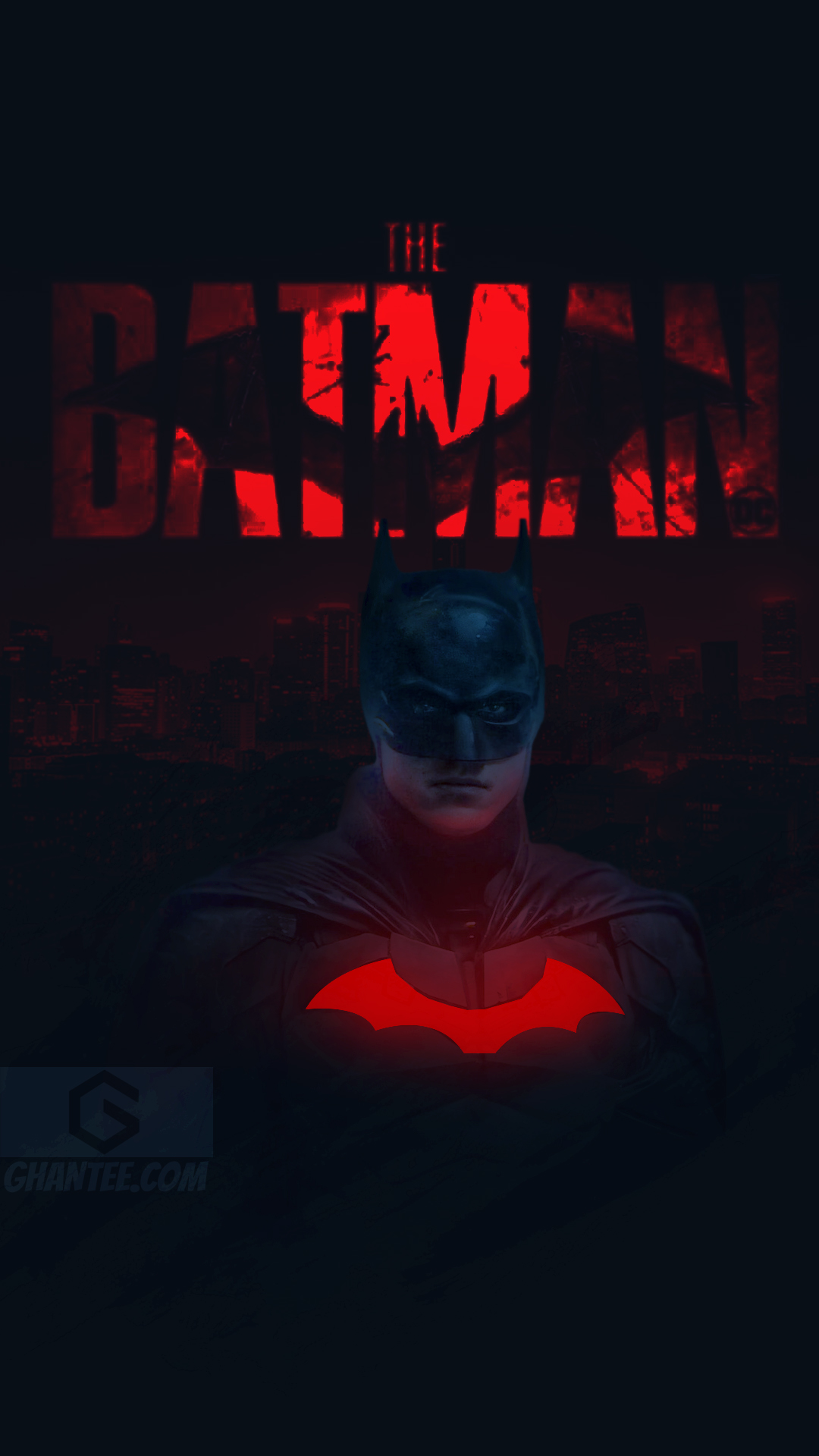 Batman Wallpaper Stylized Black And Red by ghantee on DeviantArt
