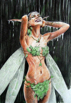 Fairy undo a rain