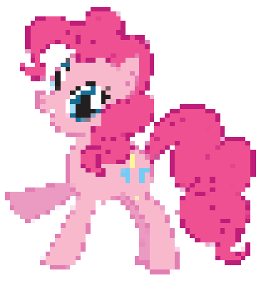 Pinkie Pie Pixel Art V2