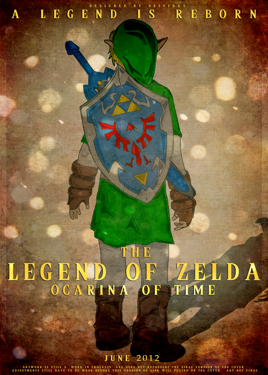 Legend of Zelda Ocarina of Time Character Poster