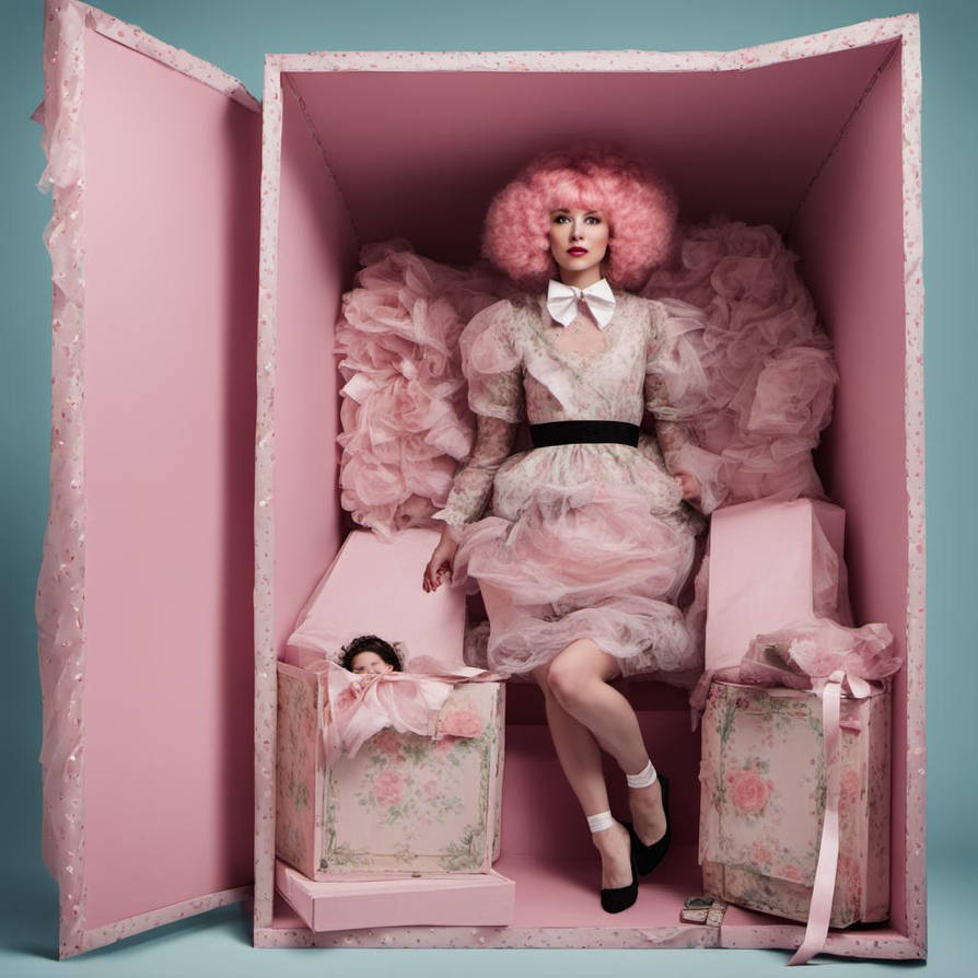 Woman Dressed Like A Doll