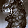 Raging Demon Sketch