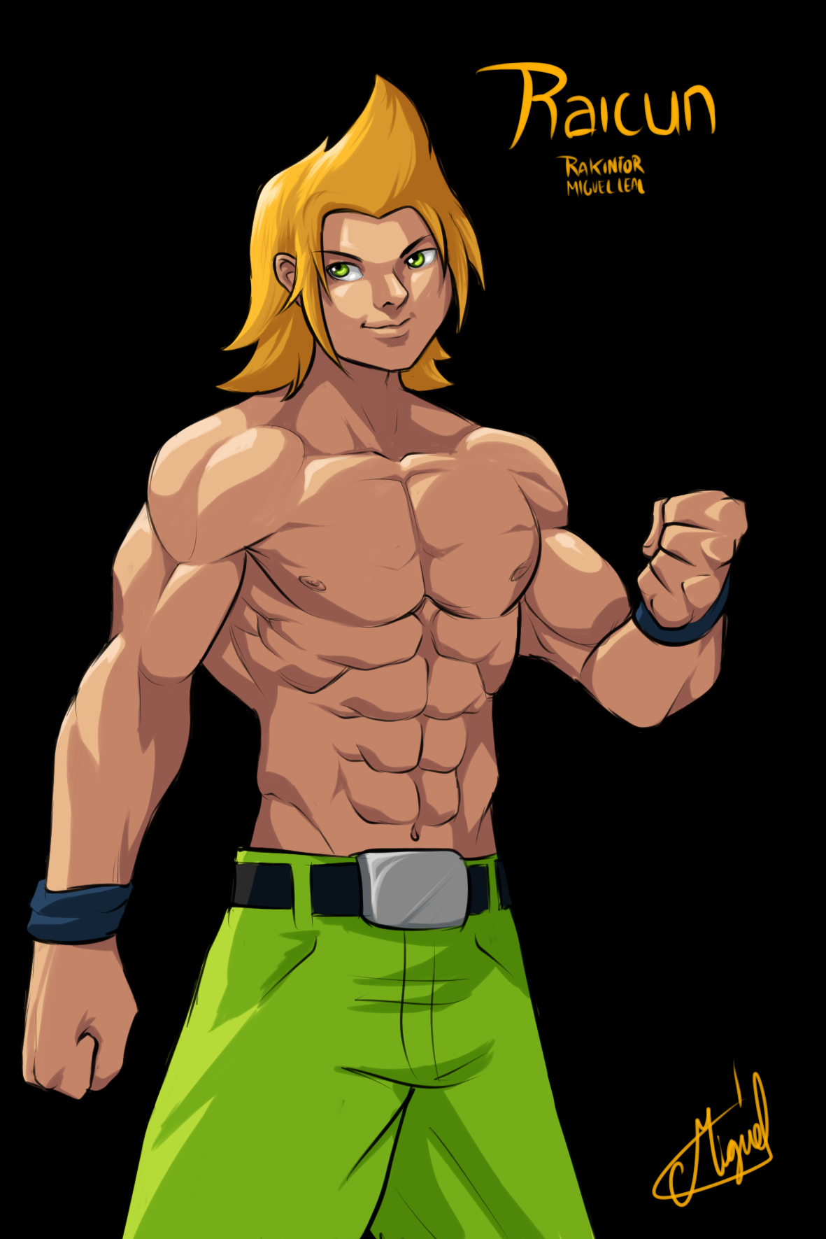 raicun sin camisa O__O