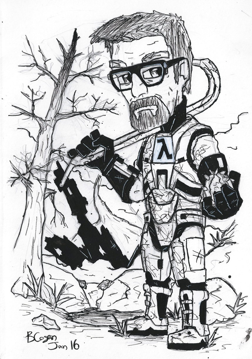 Gordon Freeman Doodle