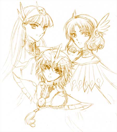 Sketch : Magic Knight Rayearth