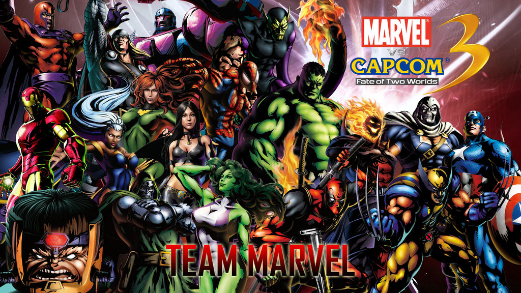 Marvel VS Capcom 3 Team Marvel by CrossDominatriX5 on DeviantArt