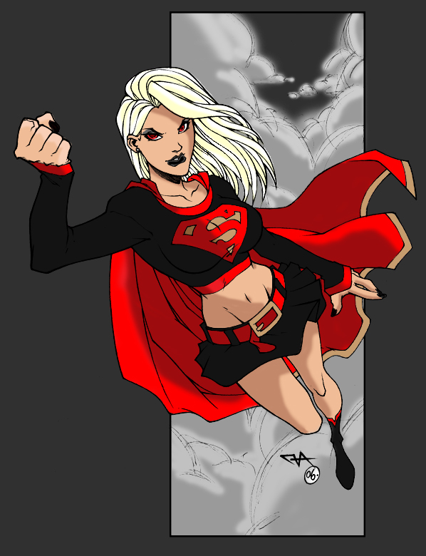 Evil Supergirl by andy-j2k