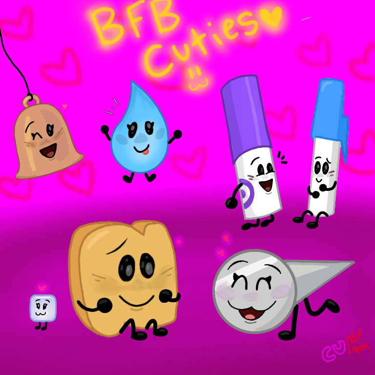 Smiling Bfb Model The cutest BFB characters - IMO by CadelOFanBlock on DeviantArt