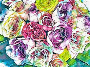 Stylized Roses