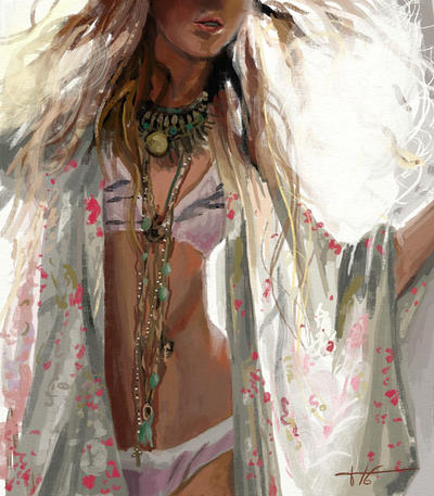 Backlight (Study) by HarlequiNQB