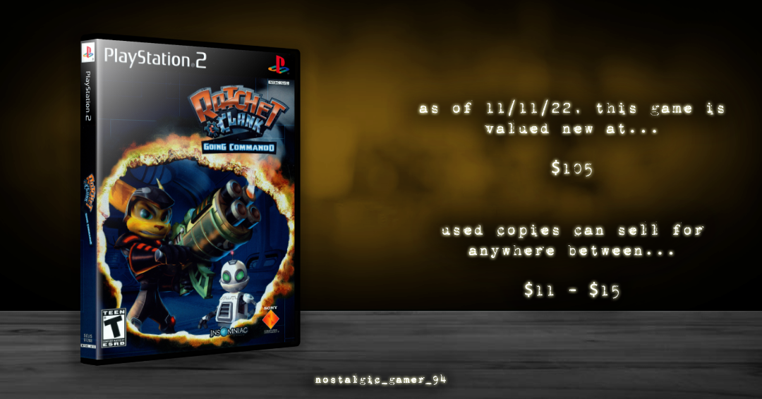 Ratchet & Clank Going Commando - Complete PS2 game for Sale