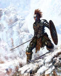 female viking by chrislazzer