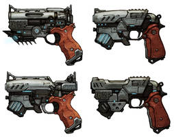 Handgun - sketches (Rachel)