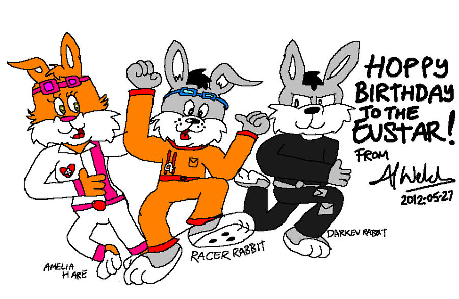 Racer Rabbits are GO! by BunnzieBungo on DeviantArt