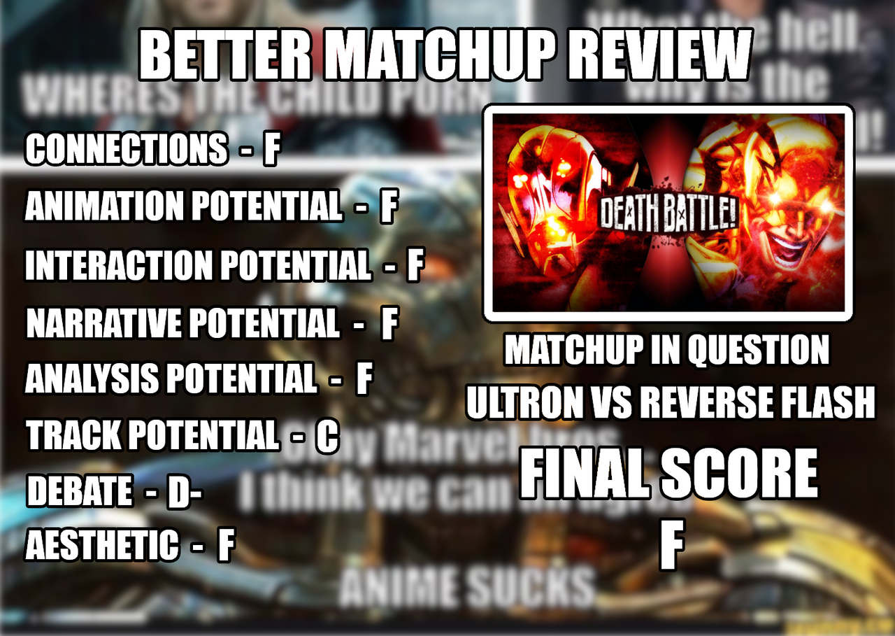 MATCHUP REVIEW: ULTRON VS REVERSE FLASH by DevilJayTX on DeviantArt