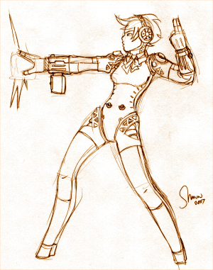 Persona 3 Aigis Sketch