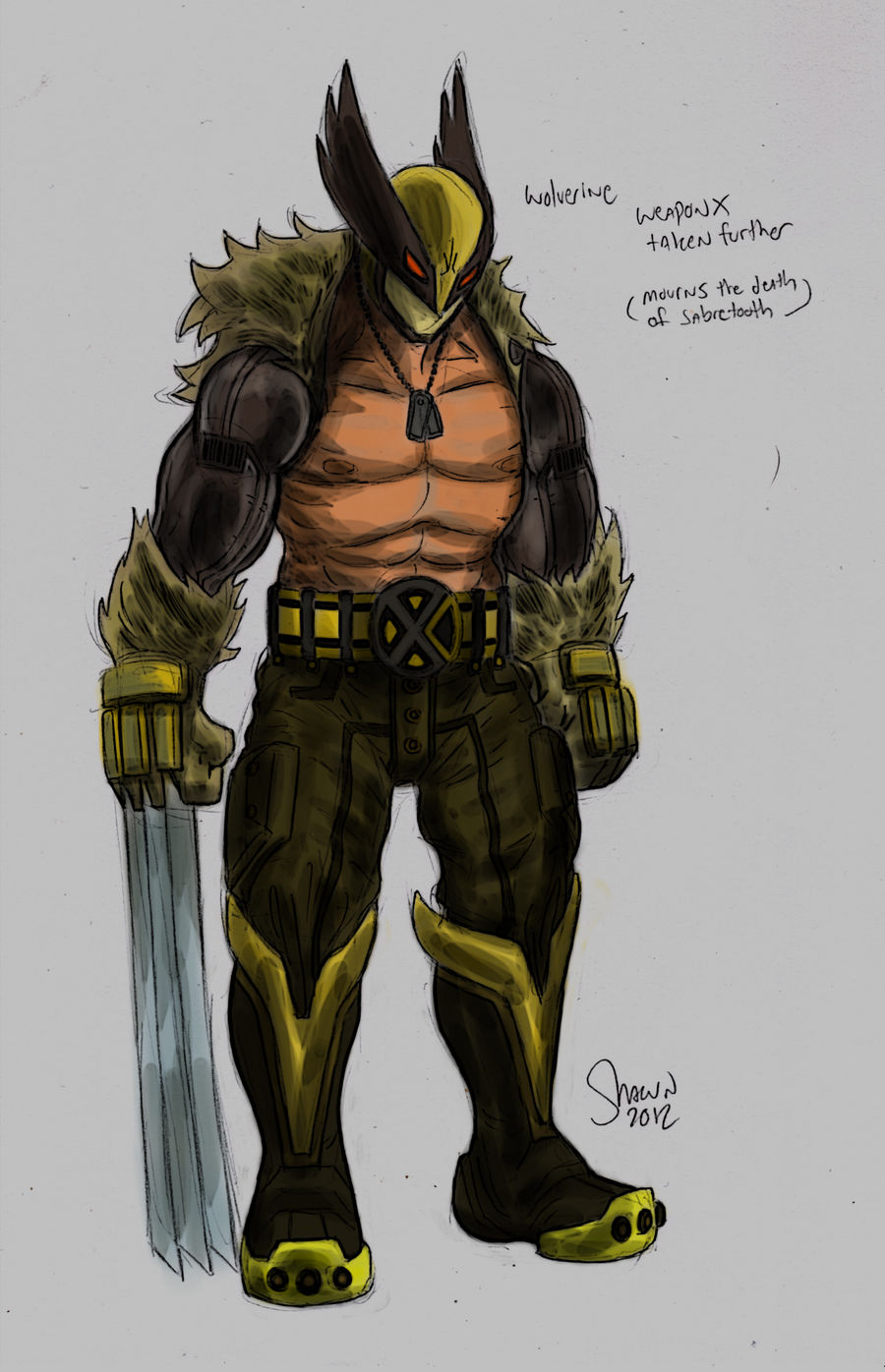 How I'd redesign Wolverine by LukeLlenroc on DeviantArt