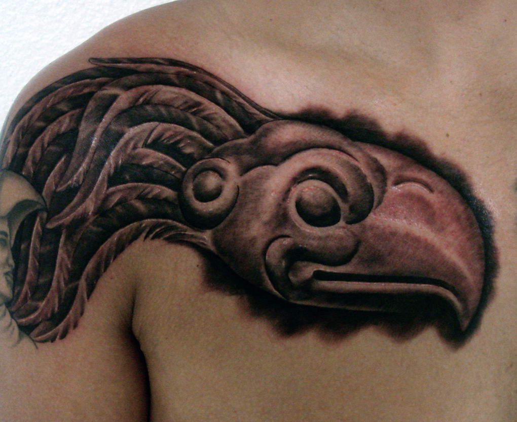 AZTEC EAGLE TATTOO by tattoosbygoethe on DeviantArt AZTEC EAGLE TATTOO by tattoosbygoethe on DeviantArt