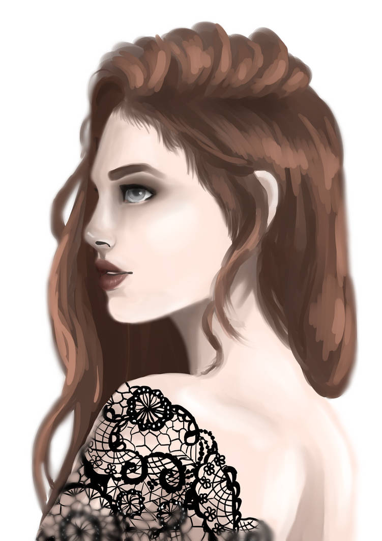 Deviantart Lace Black lace by TeaBreakArt on DeviantArt