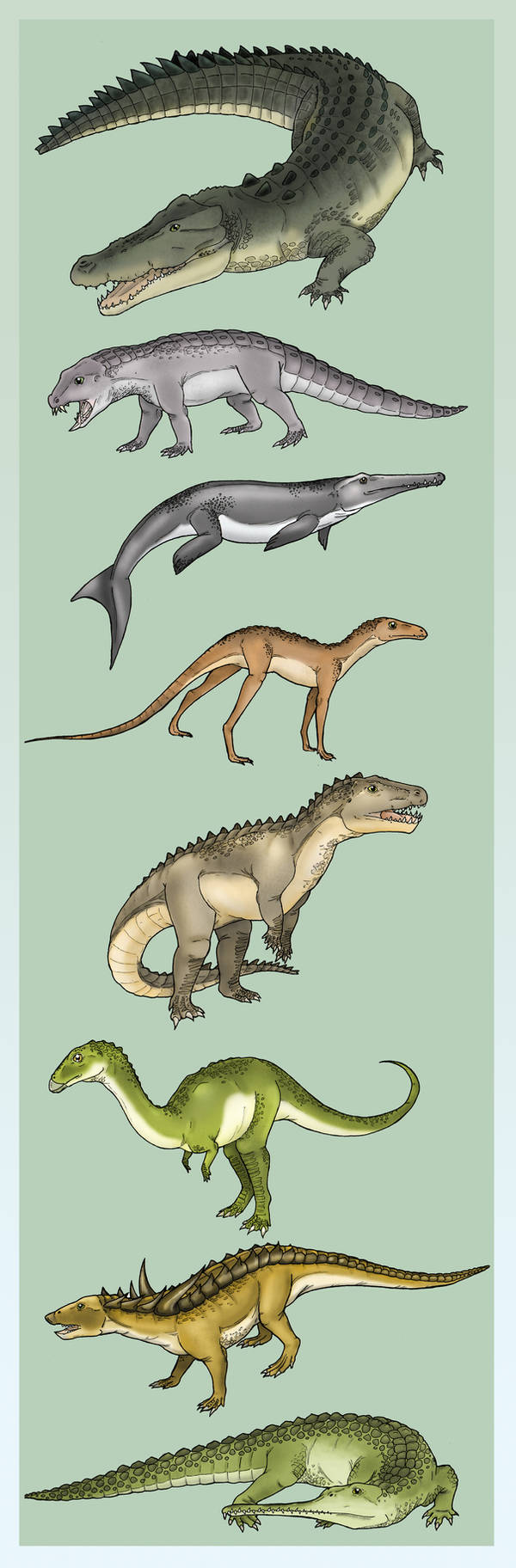 Diversity of the Crurotarsi by Eurwentala