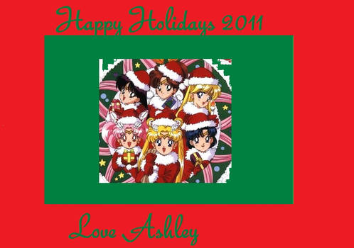 Sailor Moon Holiday Greeting Card