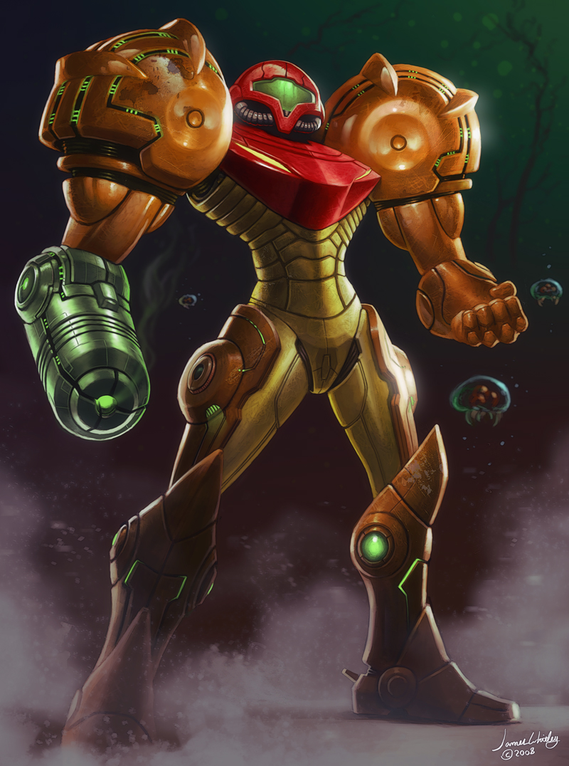 Simple Samus Samus Aran Fan Art by danlev on DeviantArt