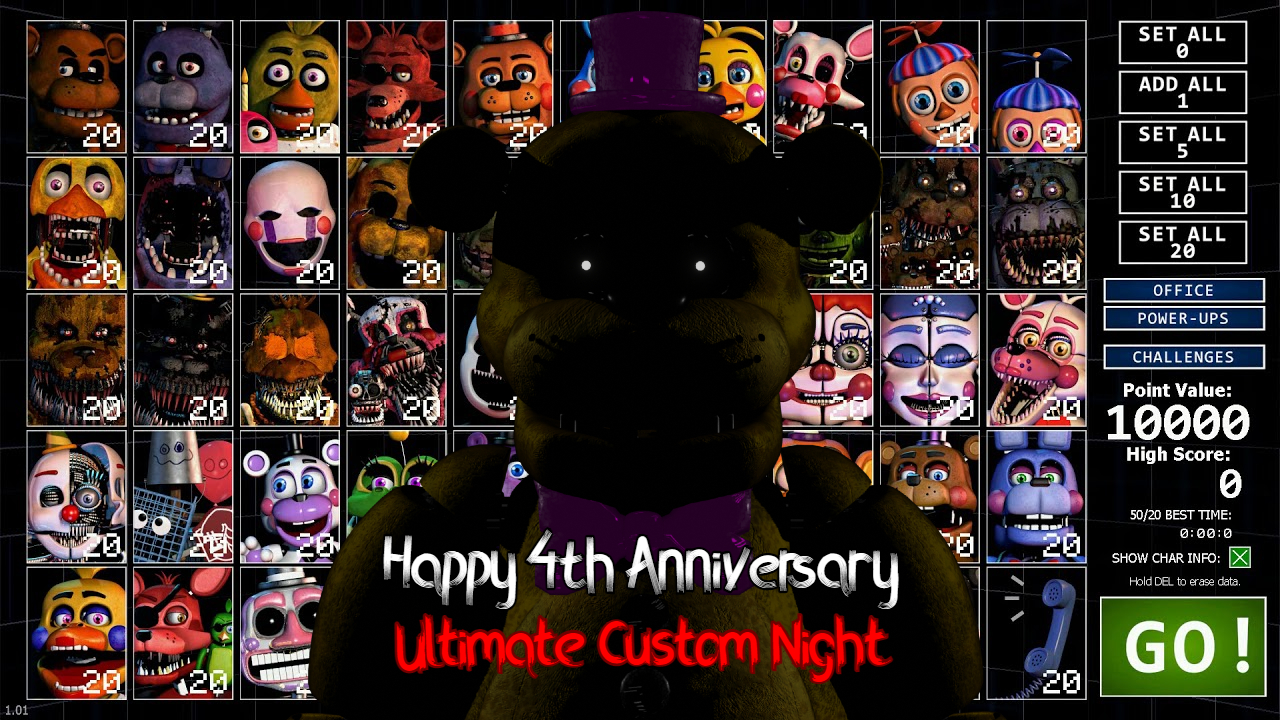 Ultimate Custom Night (3rd Anniversary) by A-006 on DeviantArt