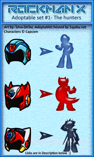 Rockman X Adoptables- Set 1