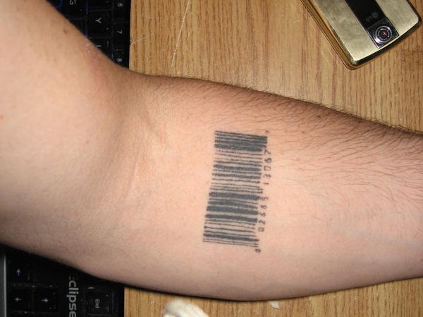 Barcode Tattoo by Crafty0 on DeviantArt