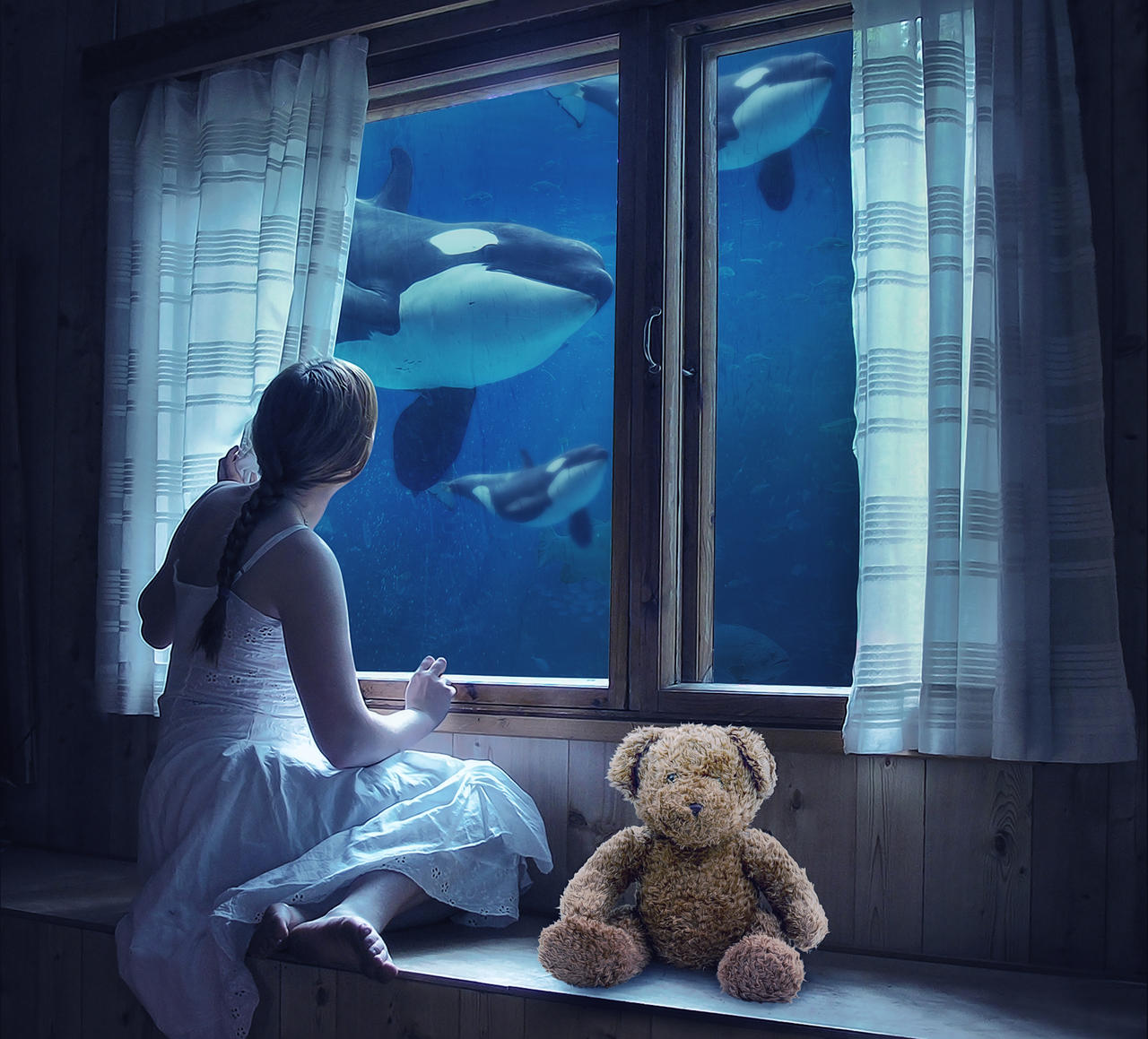 Underwater Window Effect Manipulation - Photoshop by ykdesign06 on ...