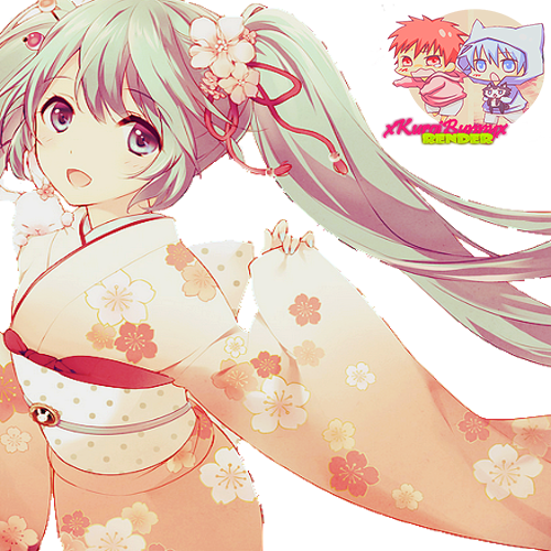 Kimono Miku Render