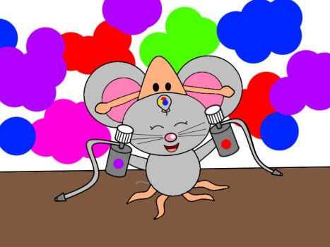 Squinkie the splatoon mouse by MicaloonSoul on DeviantArt