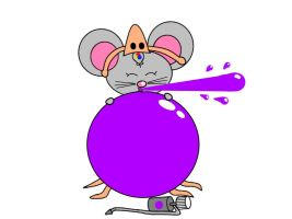 Squinkie the splatoon mouse inflated 4 by MicaloonSoul on DeviantArt