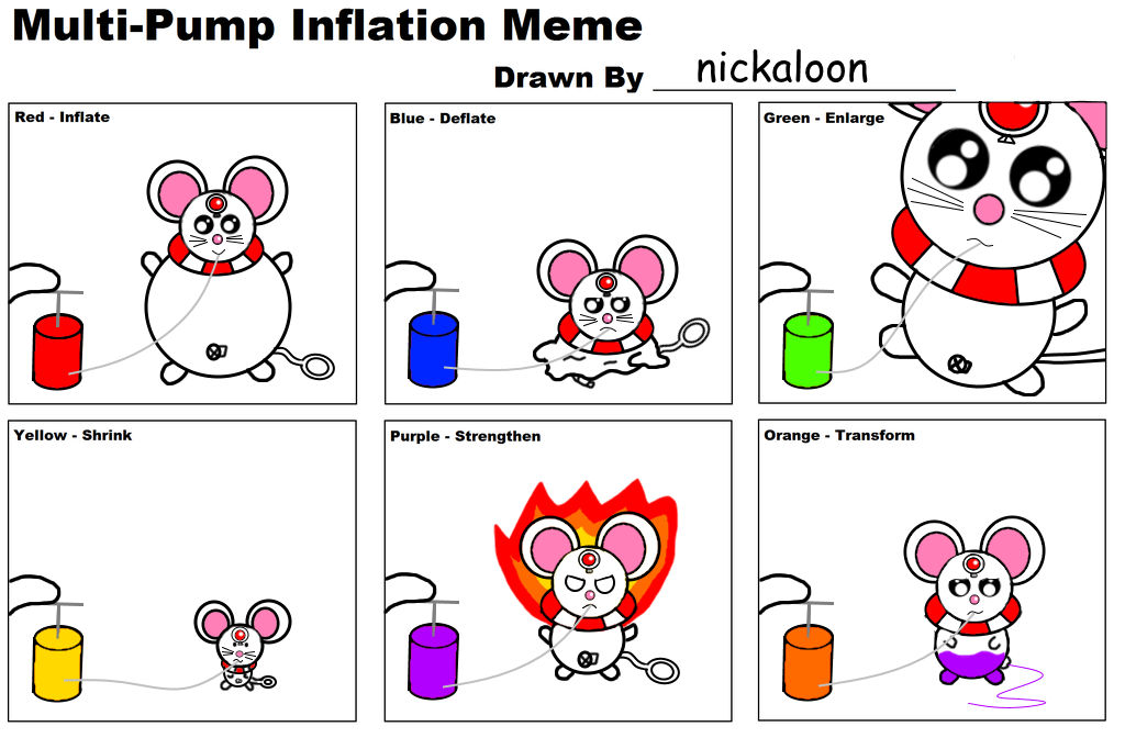Pump Inflation Vector Multi pump inflation meme by MicaloonSoul on DeviantArt