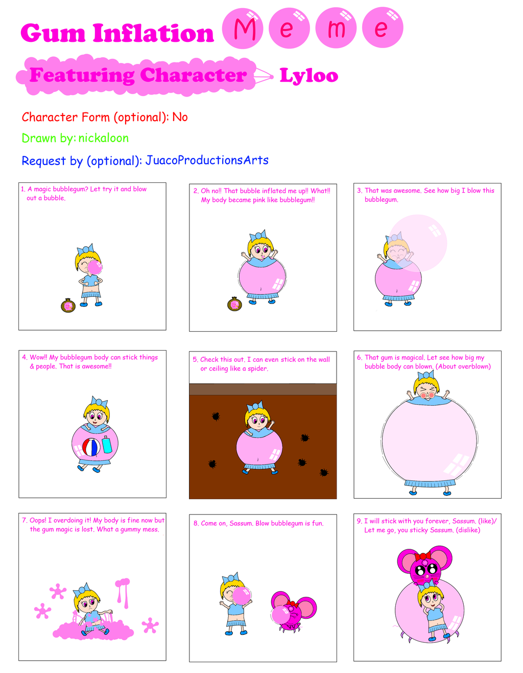 Pg Body Inflation Gum inflation meme by MicaloonSoul on DeviantArt