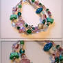 Pink and Green Double Strand