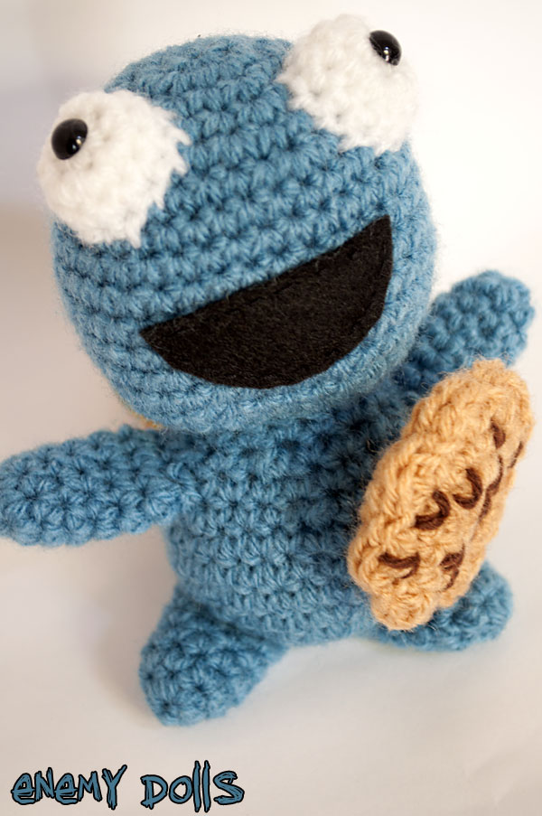 Cookie monster amigurumi!