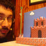 Mario W1-1 Papercraft Diorama