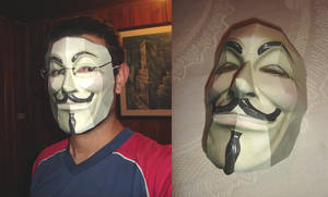 V For Vendetta Paper Mask