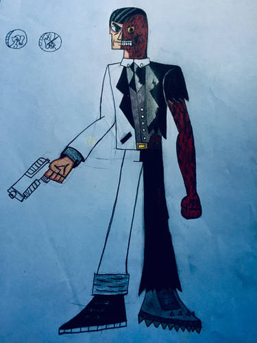 Harvey Dent AKA Two-Face (Old Character Design)