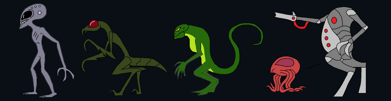 Star Streakers Alien Races By Syfyman2xxx Dg3sn28 by AlphaPhoenixStudio ...