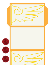 One Winged Eagle Envelope