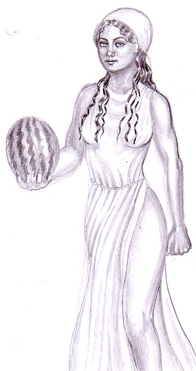 Kore, the ancient greek girl