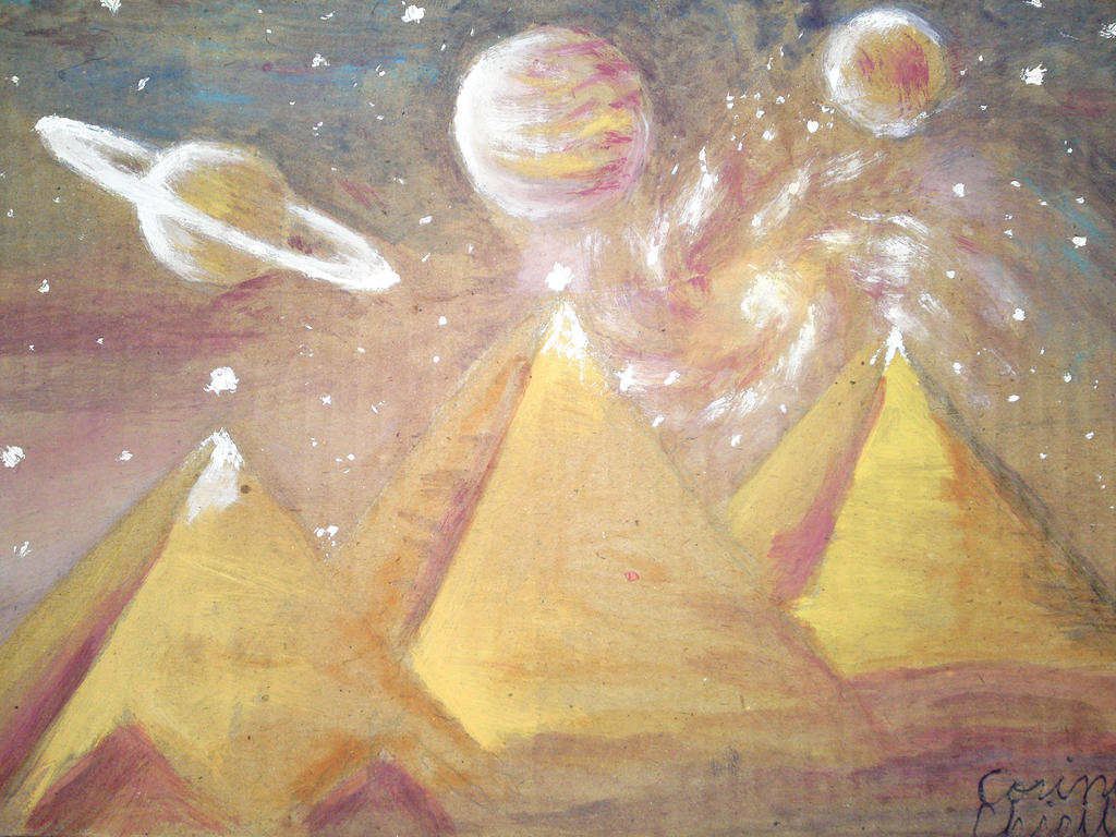 2012 - Theplanets and the Giza  pyramids