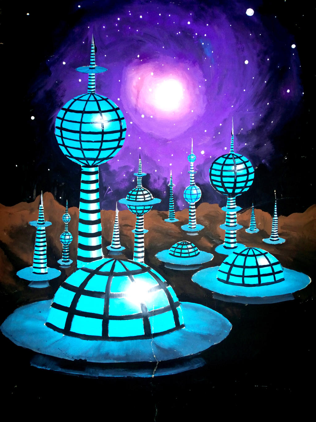Alien city by CORinAZONe on DeviantArt