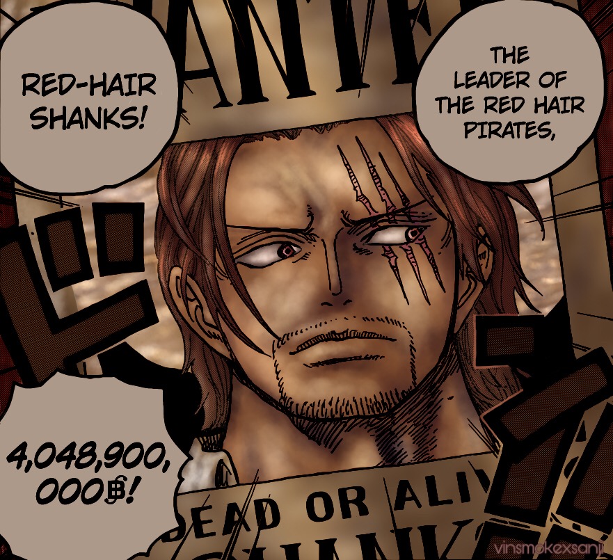 One Piece 957 Yonko Shanks By Vinsmokexsanji On Deviantart