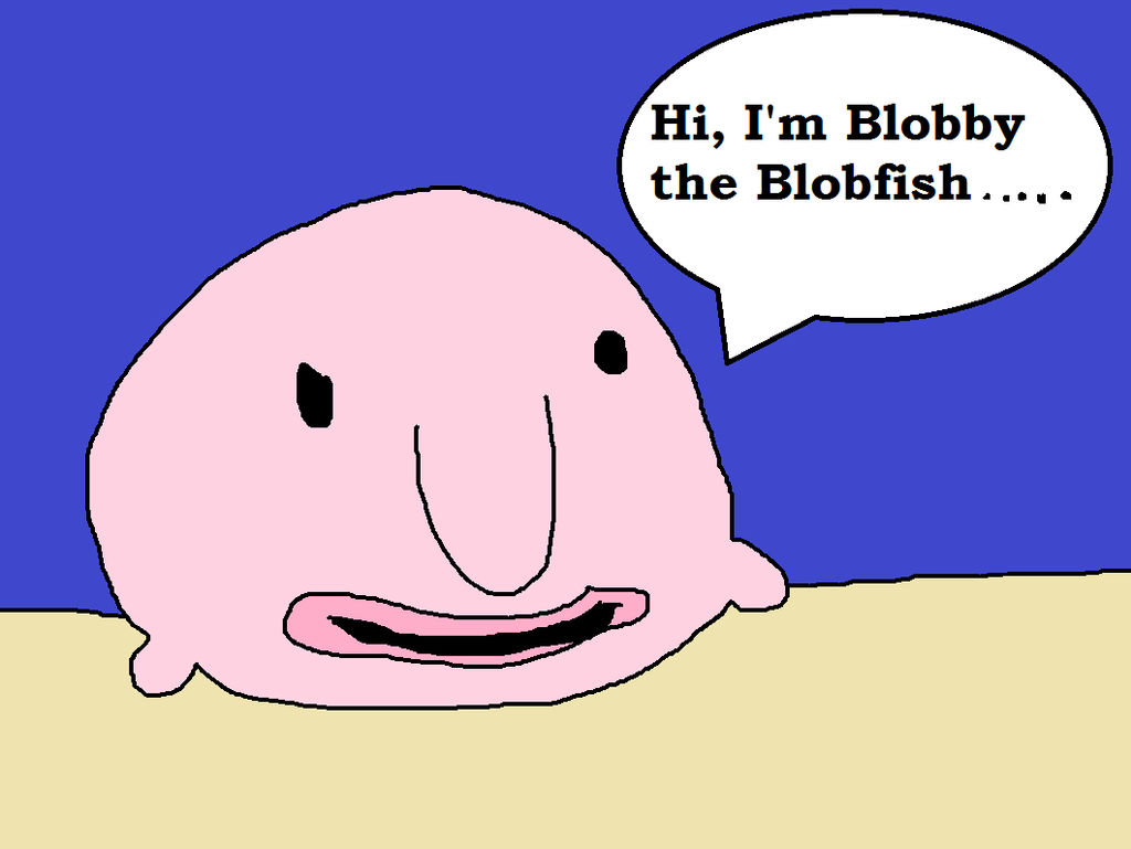 Blobby the Blobfish by CartoonyKat on DeviantArt