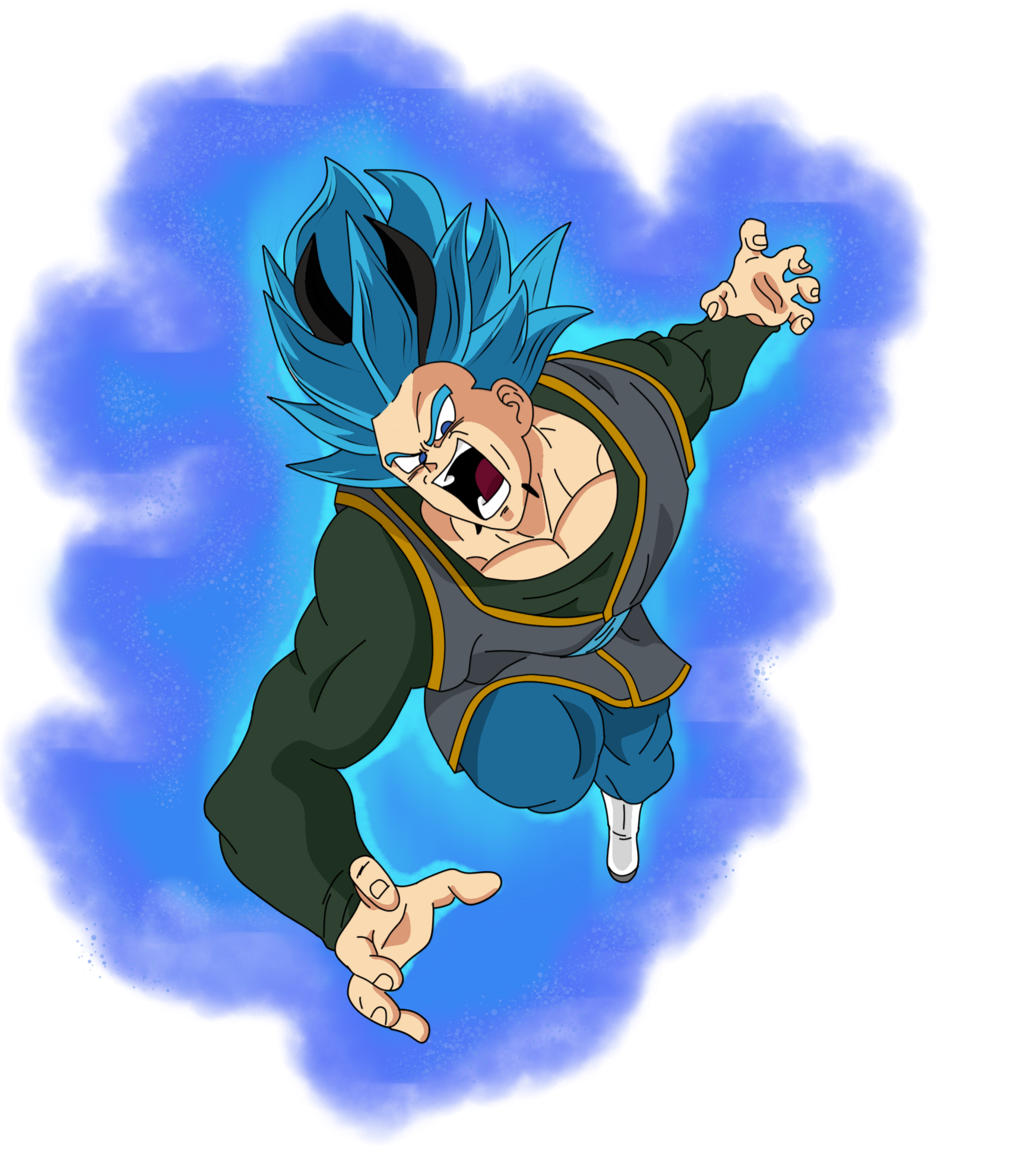 vegetto ssj Blue evolution kaioken x20 by xchs on DeviantArt