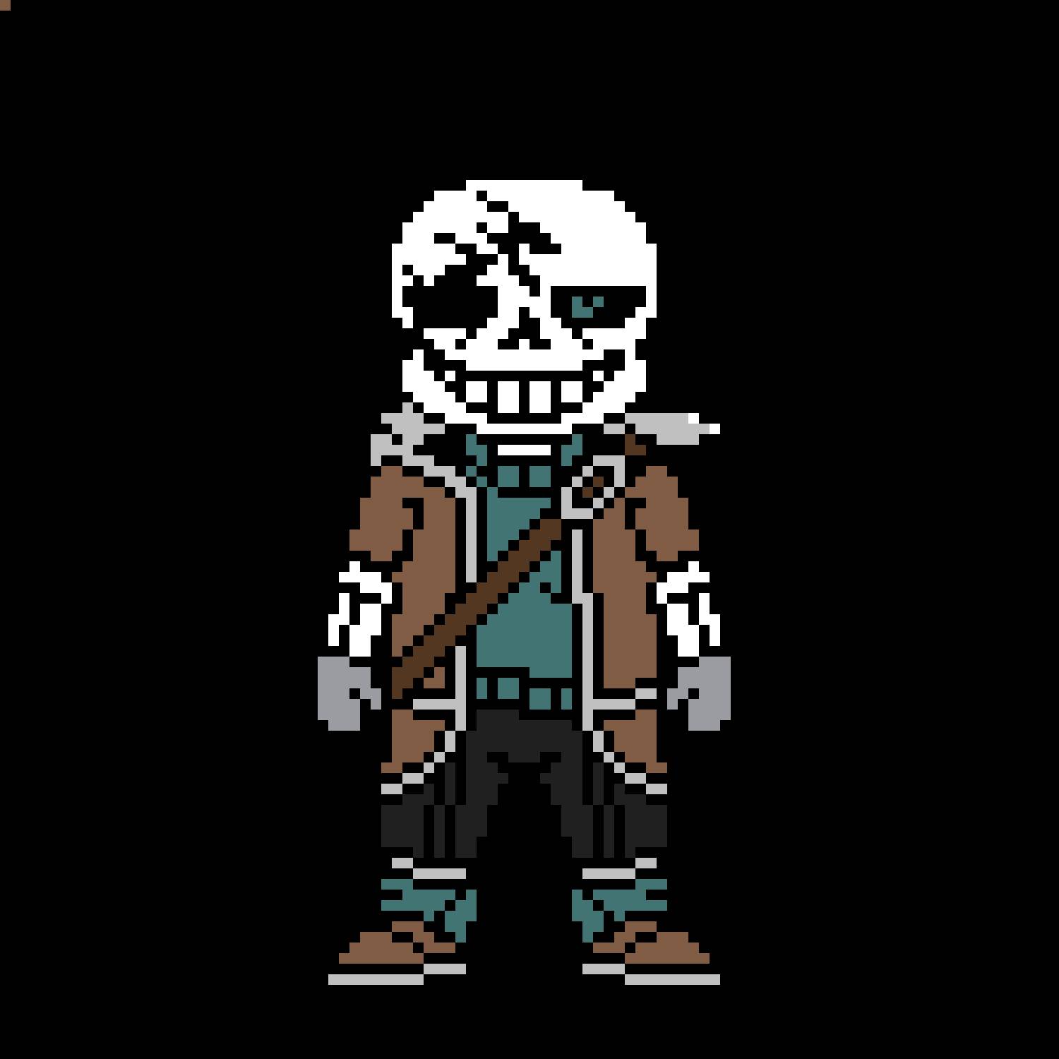 Ink!Sans battle sprite by GeorgTime on DeviantArt