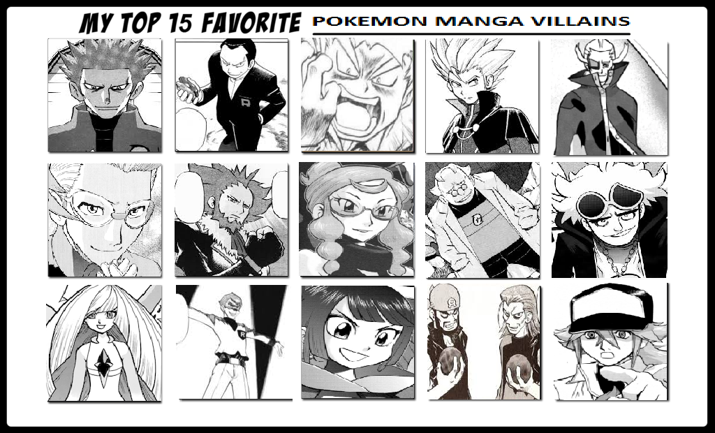 Pokemon Villains R My Top 15 Pokemon Manga Villains (Gen I-VII) by TheDeviousDude on ...